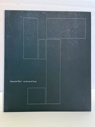 1415589 TEN THOUSAND THINGS [Signed]. Edmund de Waal