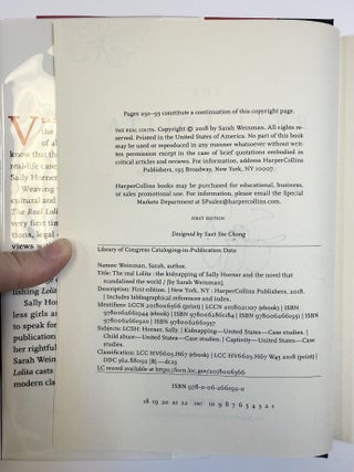THE REAL LOLITA: THE KIDNAPPING OF SALLY HORNER AND THE NOVEL THAT SCANDALIZED THE WORLD [Signed]