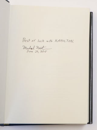 ALEXANDER HAMILTON: THE FORMATIVE YEARS [Inscribed]