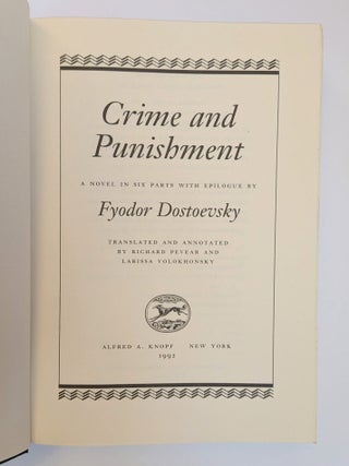 CRIME AND PUNISHMENT