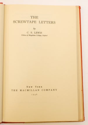 THE SCREWTAPE LETTERS
