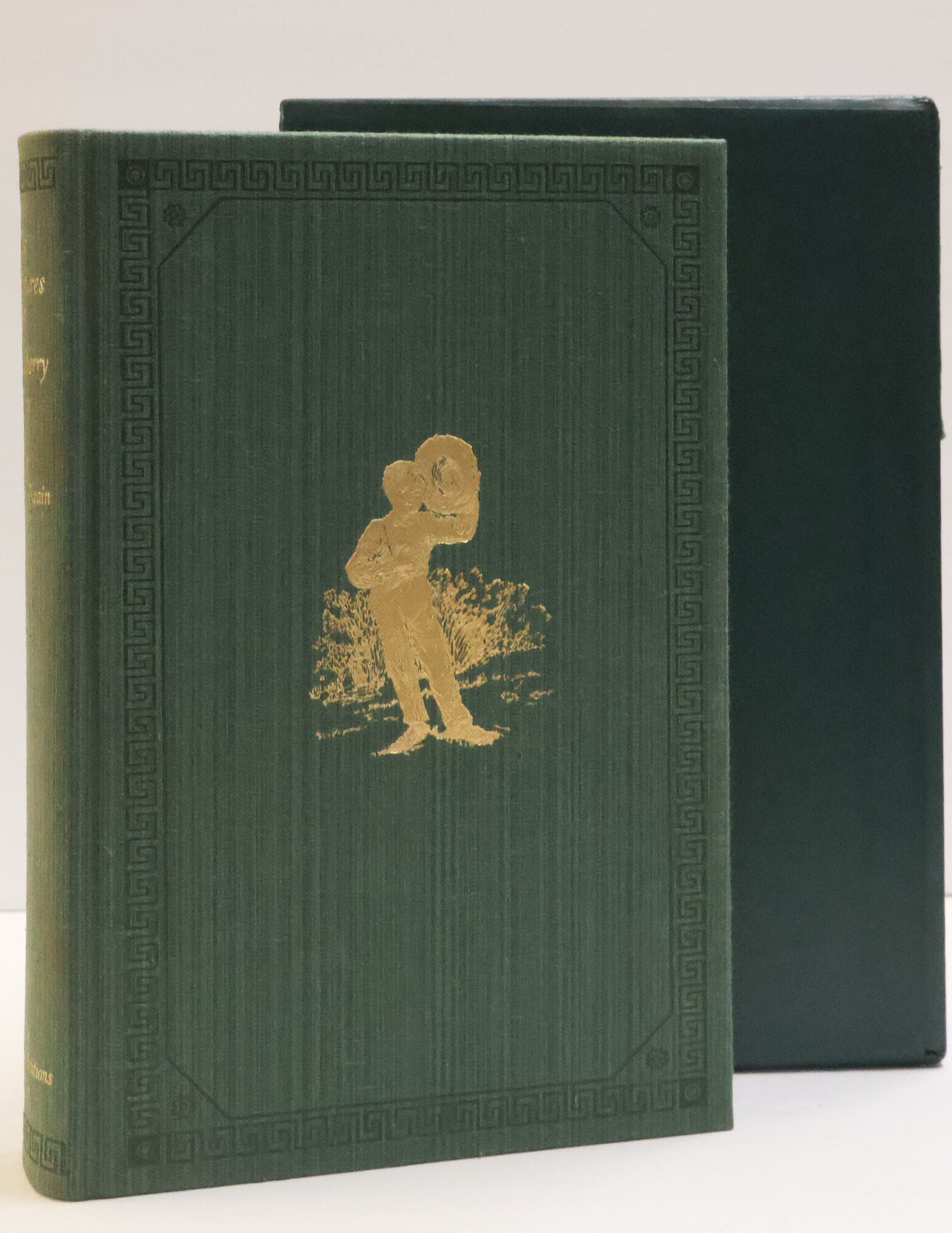 1415738 THE ADVENTURES OF HUCKLEBERRY FINN [Signed by Rollins]. Mark Twain, E. W. Kemble, Booth Tarkington, Carl Purington Rollins.