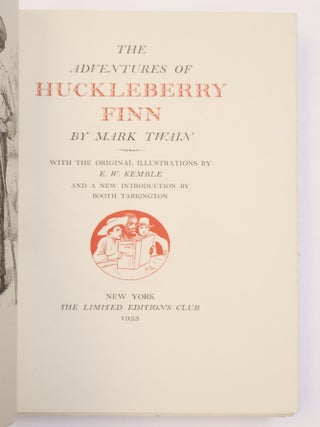THE ADVENTURES OF HUCKLEBERRY FINN [Signed by Rollins]
