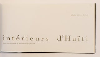 INTERIEURS D'HAITI