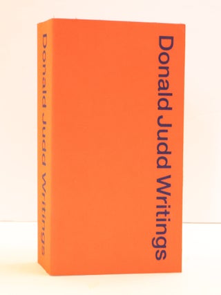 1415937 DONALD JUDD WRITINGS. Donald Judd, Flavin Judd, Caitlyn Murray