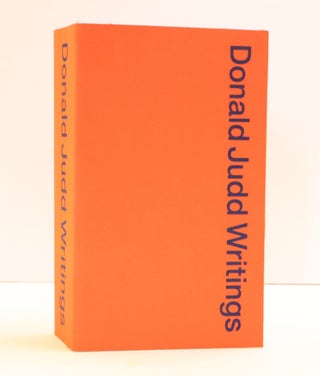1415937 DONALD JUDD WRITINGS. Donald Judd, Flavin Judd, Caitlyn Murray