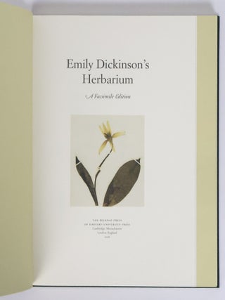 EMILY DICKINSON'S HERBARIUM