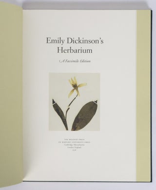 EMILY DICKINSON'S HERBARIUM