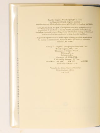 THE ESSAYS OF VIRGINIA WOOLF [Three Volumes]