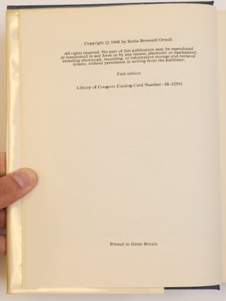 THE COLLECTED ESSAYS, JOURNALISM AND LETTERS OF GEORGE ORWELL [Four Volumes]