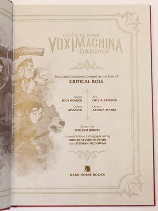 CRITICAL ROLE: VOX MACHINA ORIGINS