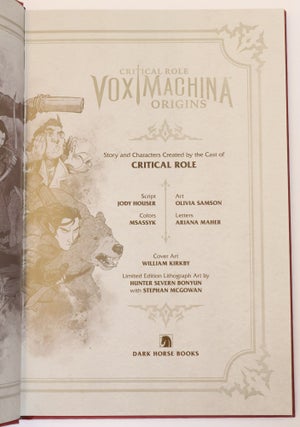 CRITICAL ROLE: VOX MACHINA ORIGINS