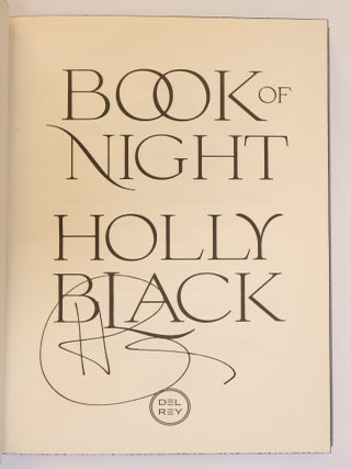 BOOK OF NIGHT [Signed]