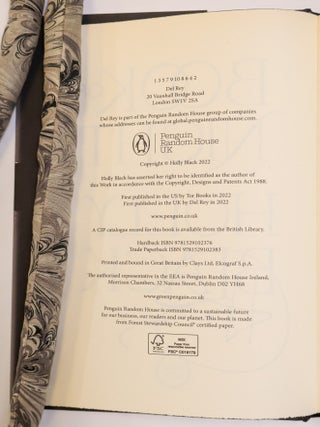 BOOK OF NIGHT [Signed]
