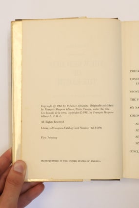 THE WRETCHED OF THE EARTH: A NEGRO PSYCHOANALYST'S STUDY OF THE PROBLEMS OF RACISM & COLONIALISM IN THE WORLD TODAY