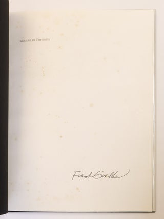MEASURE OF EMPTINESS: GRAIN ELEVATORS IN THE AMERICAN LANDSCAPE [Signed]