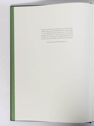 MONOGRAPH OF THE PARADISEIDAE OR BIRDS OF PARADISE AND PTILONORHYNCHIDAE OR BOWER BIRDS [Two volumes]