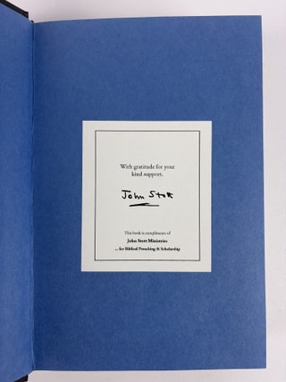 JOHN STOTT: A GLOBAL MINISTRY: A BIOGRAPHY, THE LATER YEARS [SIGNED]