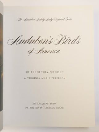 THE AUDUBON SOCIETY BABY ELEPHANT FOLIO: AUDUBON'S BIRDS OF AMERICA