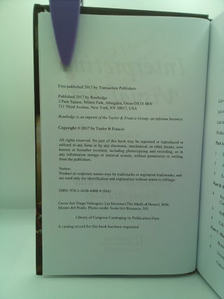 INTERPRETING VISUAL ART: A SURVEY OF COGNITIVE RESEARCH ABOUT PICTURES [INSCRIBED]