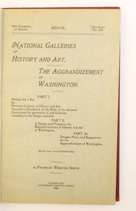 THE HALL OF ANCIENTS; NATIONAL GALLERIES; AGGRANDIZEMENT OF WASHINGTON; FIFTY-SIXTH CONGRESS FIRST SESSION