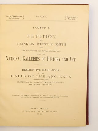 THE HALL OF ANCIENTS; NATIONAL GALLERIES; AGGRANDIZEMENT OF WASHINGTON; FIFTY-SIXTH CONGRESS FIRST SESSION