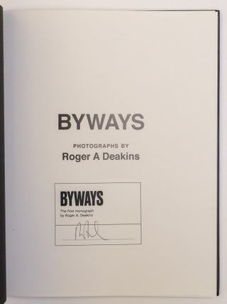 BYWAYS [Signed]
