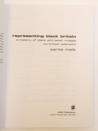 REPRESENTING BLACK BRITAIN: BLACK AND ASIAN IMAGES ON TELEVISION