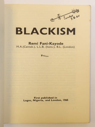 BLACKISM