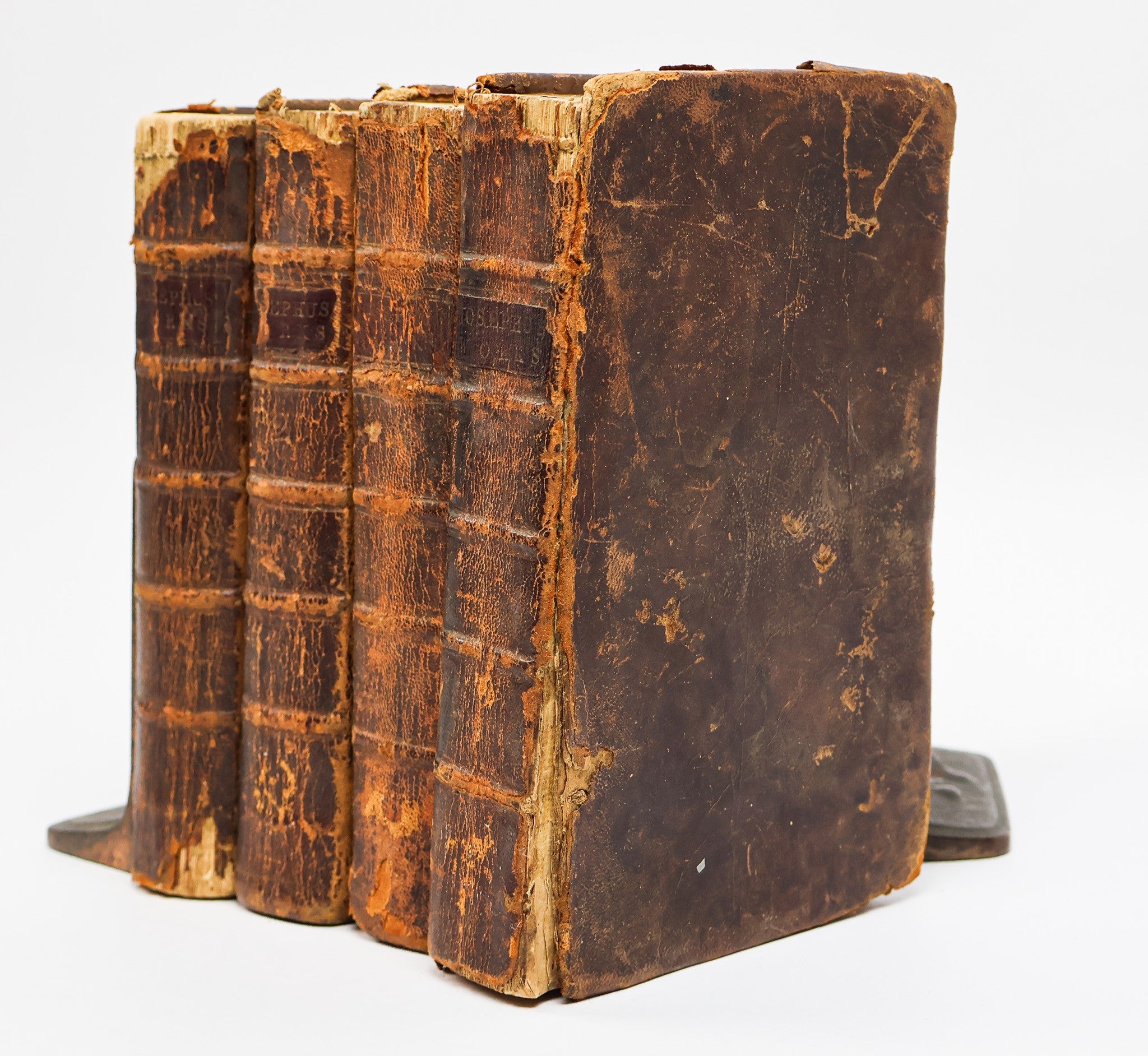 1416973 THE WORKS OF FLAVIUS JOSEPHUS. [Four Volumes, Complete]. Flavius Josephus, Roger L'Estrange.