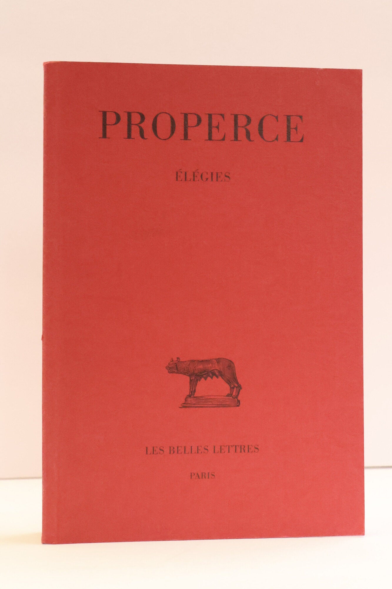 1417049 PROPERCE: &Eacute;L&Eacute;GIES. Properce, Simone Viarre.