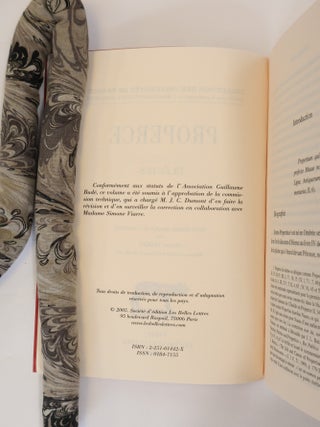 PROPERCE: &Eacute;L&Eacute;GIES