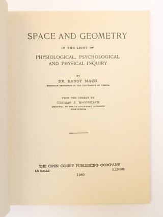SPACE AND GEOMETRY IN THE LIGHT OF PHYSIOLOGICAL, PSYCHOLOGICAL AND PHYSICAL INQUIRY
