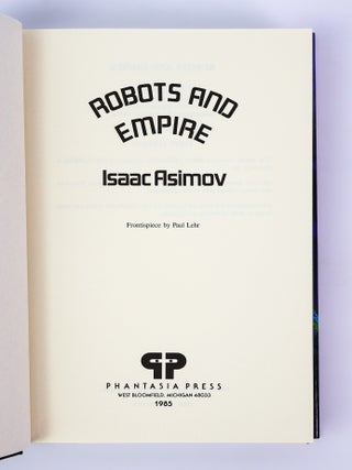 ROBOTS AND EMPIRE [Signed]