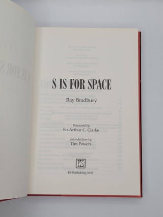 S IS FOR SPACE [Signed]