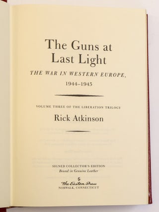 THE GUNS AT LAST LIGHT VOL. III [Signed]