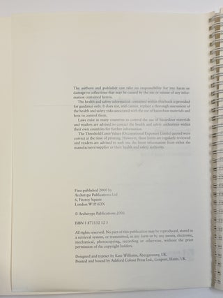 MATERIAL CHARACTERIZATION TESTS FOR OBJECTS OF ART AND ARCHAEOLOGY