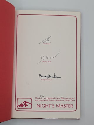 NIGHT'S MASTER [Signed]