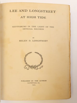 LEE AND LONGSTREET AT HIGH TIDE