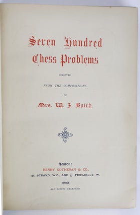 SEVEN HUNDRED CHESS PROBLEMS