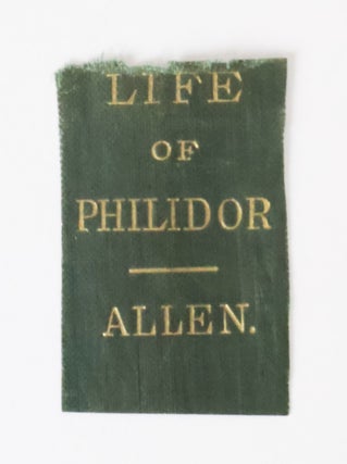 THE LIFE OF PHILIDOR MUSICIAN AND CHESS-PLAYER