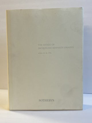 1417578 THE ESTATE OF JACQUELINE KENNEDY ONASSIS: APRIL 23-26, 1996