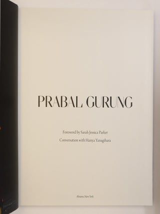 PRABAL GURUNG [Signed]