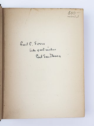 CHICAGO POEMS [Inscribed]