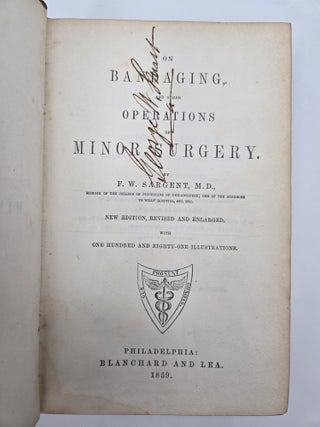 ON BANDAGING AND OTHER OPERATIONS OF MINOR SURGERY