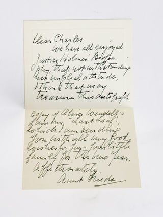 THE COMPLETE AUTOGRAPH MANUSCRIPT OF THE LAST LEAF BY OLIVER WENDELL HOLMES