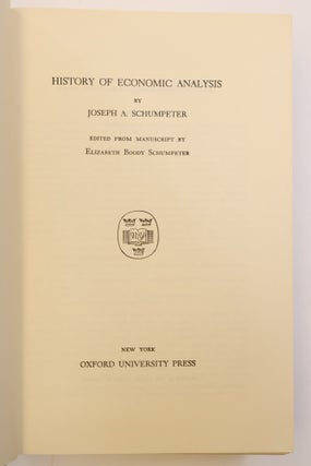 HISTORY OF ECONOMIC ANALYSIS