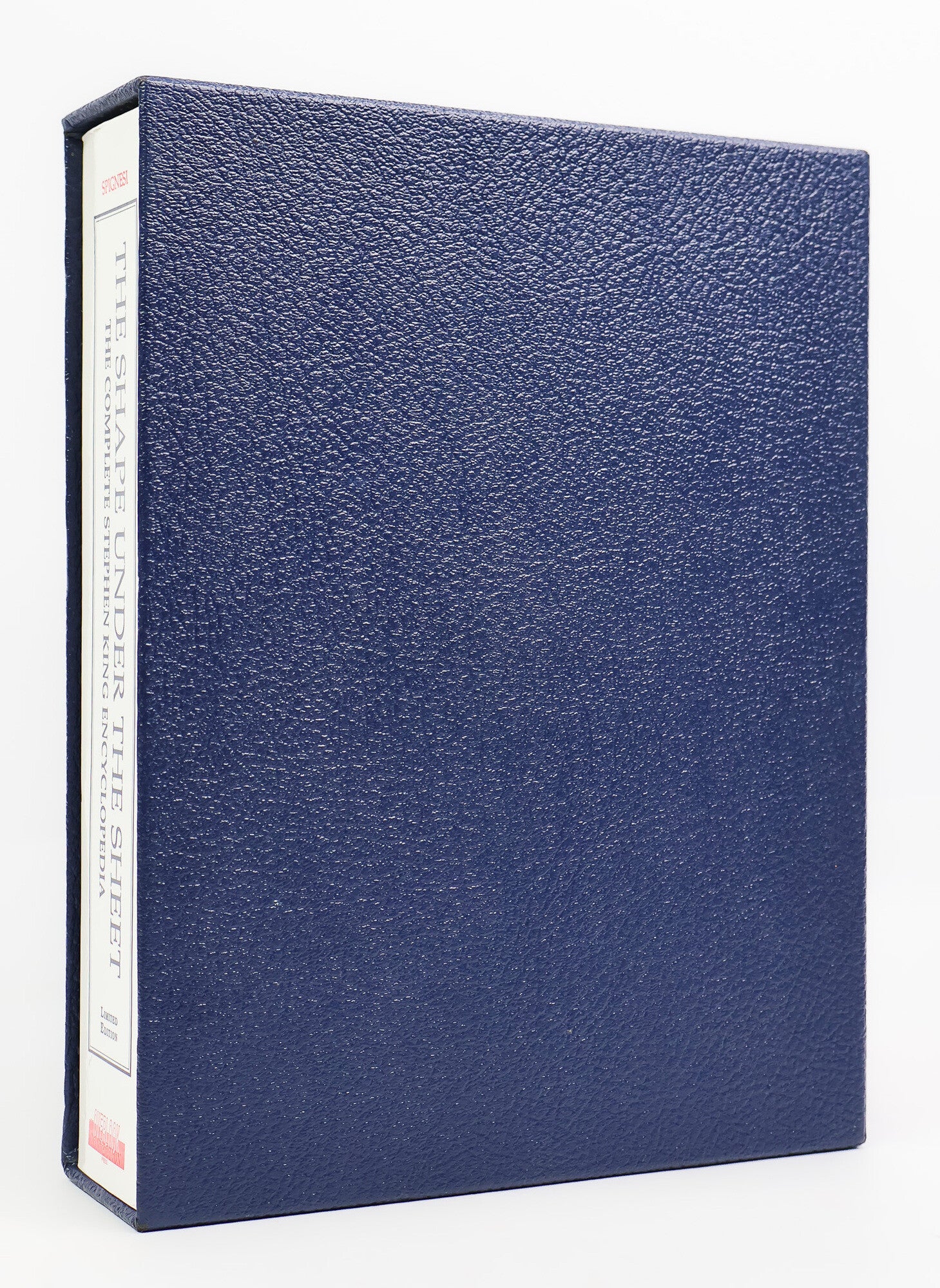 1418311 THE SHAPE UNDER THE SHEET: THE COMPLETE STEPHEN KING ENCYCLOPEDIA [Signed]. Stephen King, Stephen J. Spegnesi.