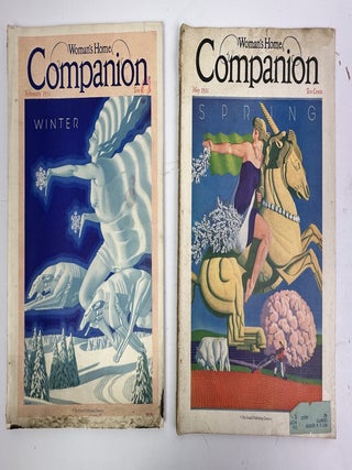 COLLECTION OF "WOMAN'S HOME COMPANION" MAGAZINES [LOT OF NINE ISSUES)