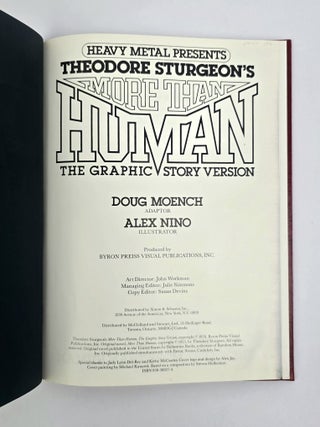 THEODORE STURGEON'S MORE THAN HUMAN :THE GRAPHIC STORY VERSION [Signed]